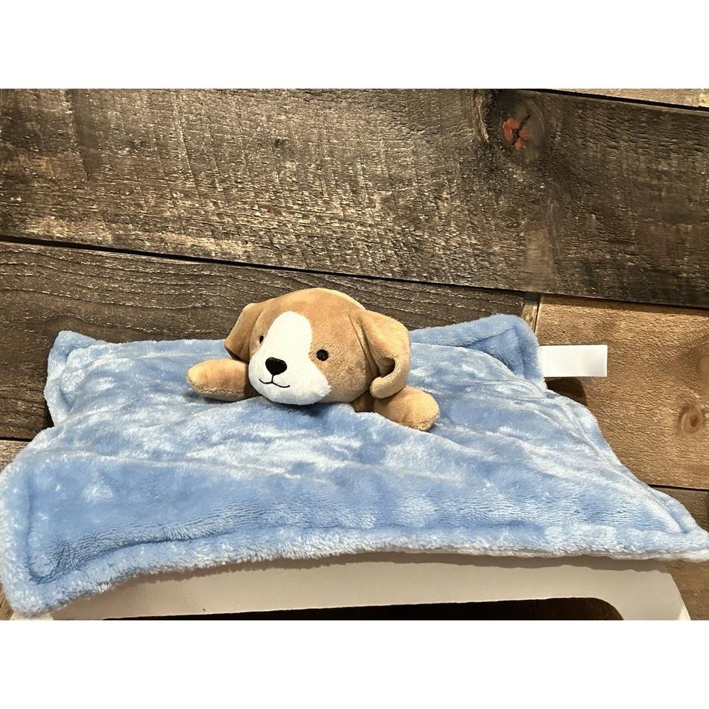 Carters Puppy Dog Lovey Plush Baby Blue Soft‎ Security Blanket 2022